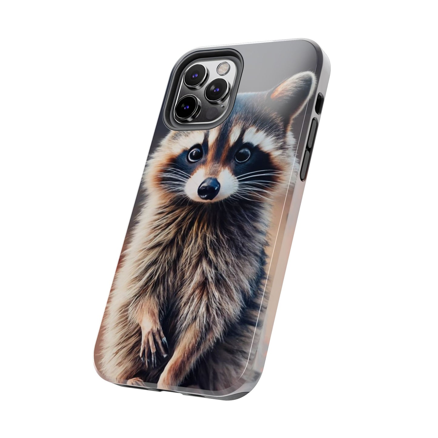 Abstract Raccoon Charm Tough Phone Case