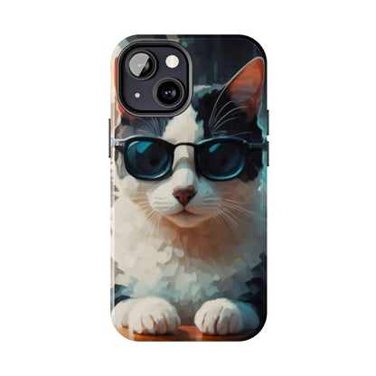 CoolCat Dinner Date Tough Phone Case