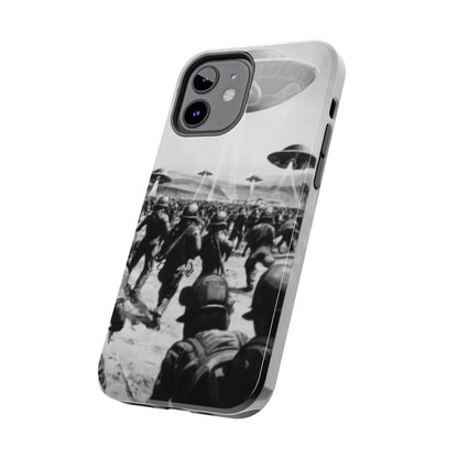 RetroWar UFO Encounter Tough Phone Case