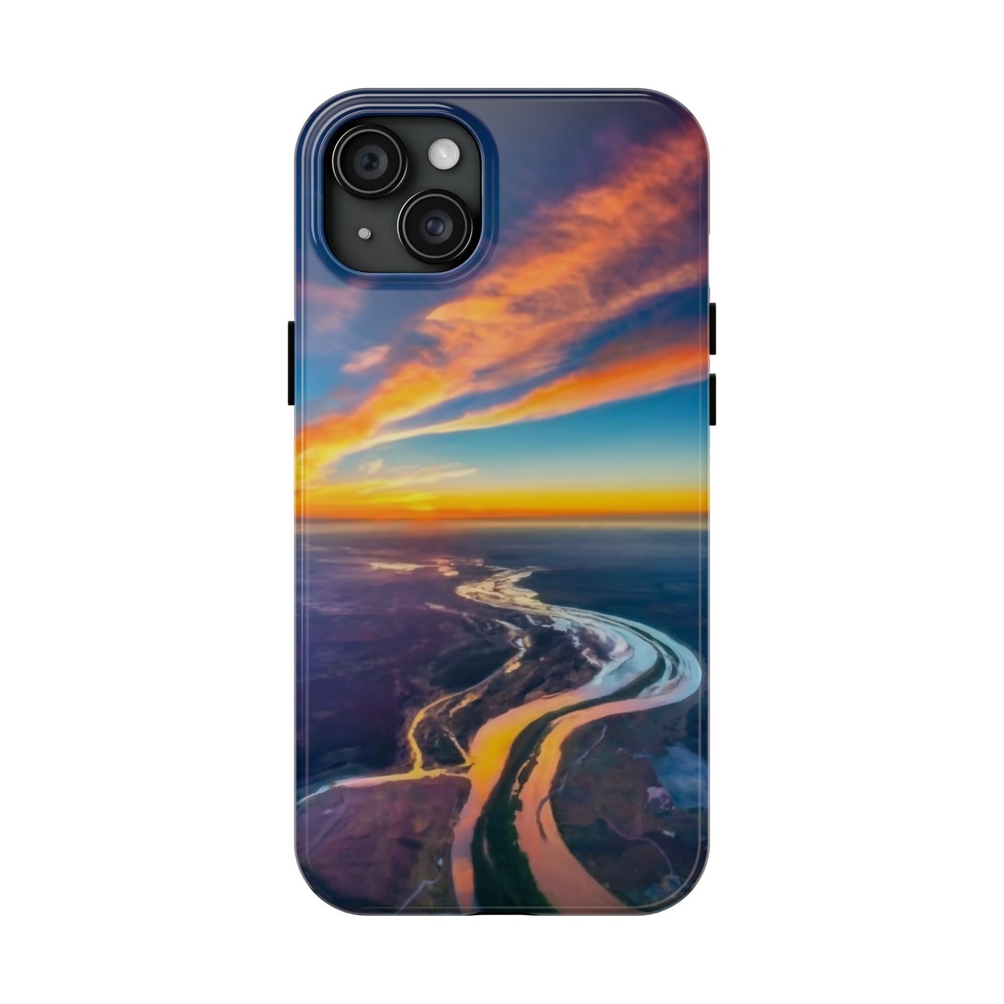 Celestial Sunset Earth View Tough Phone Case