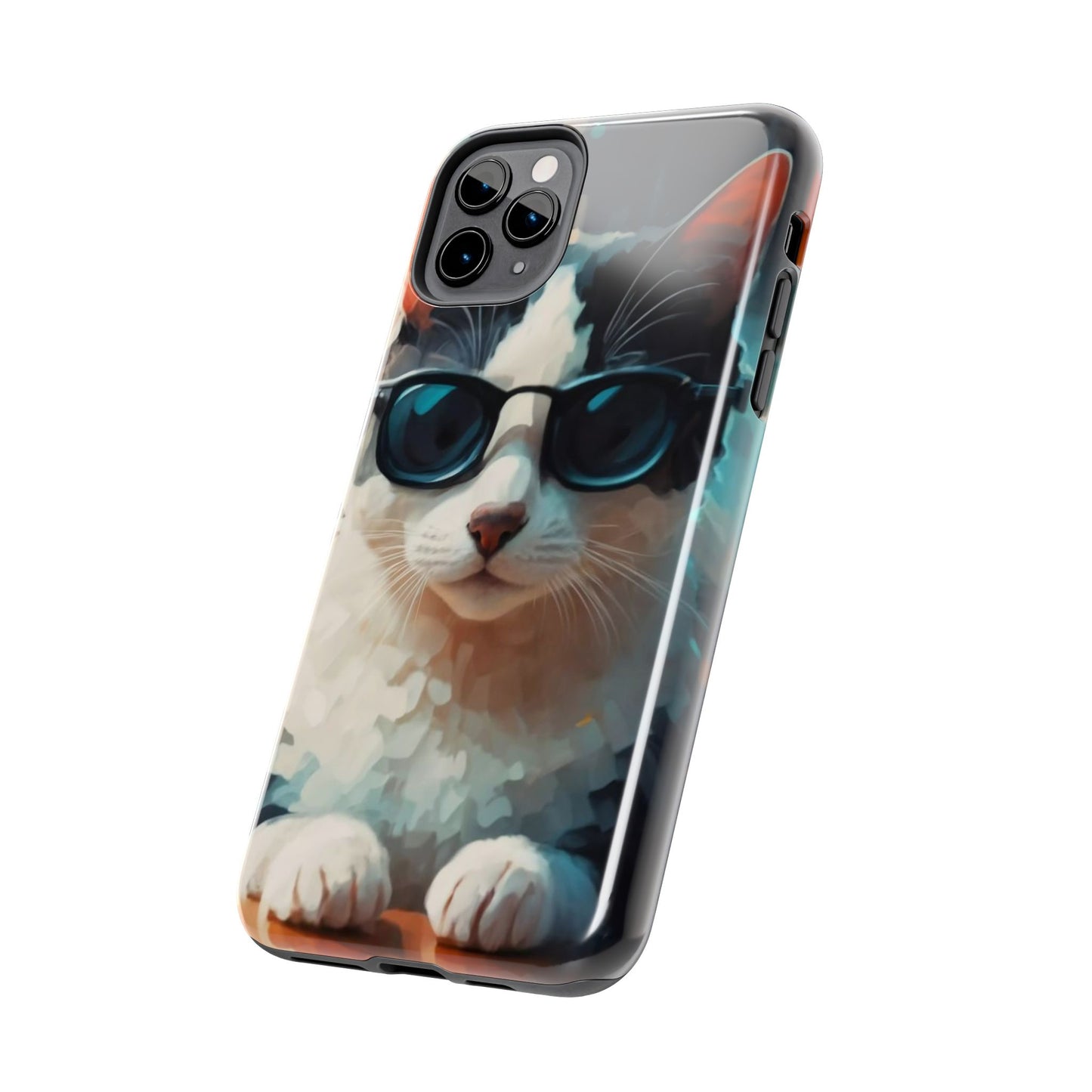 CoolCat Dinner Date Tough Phone Case