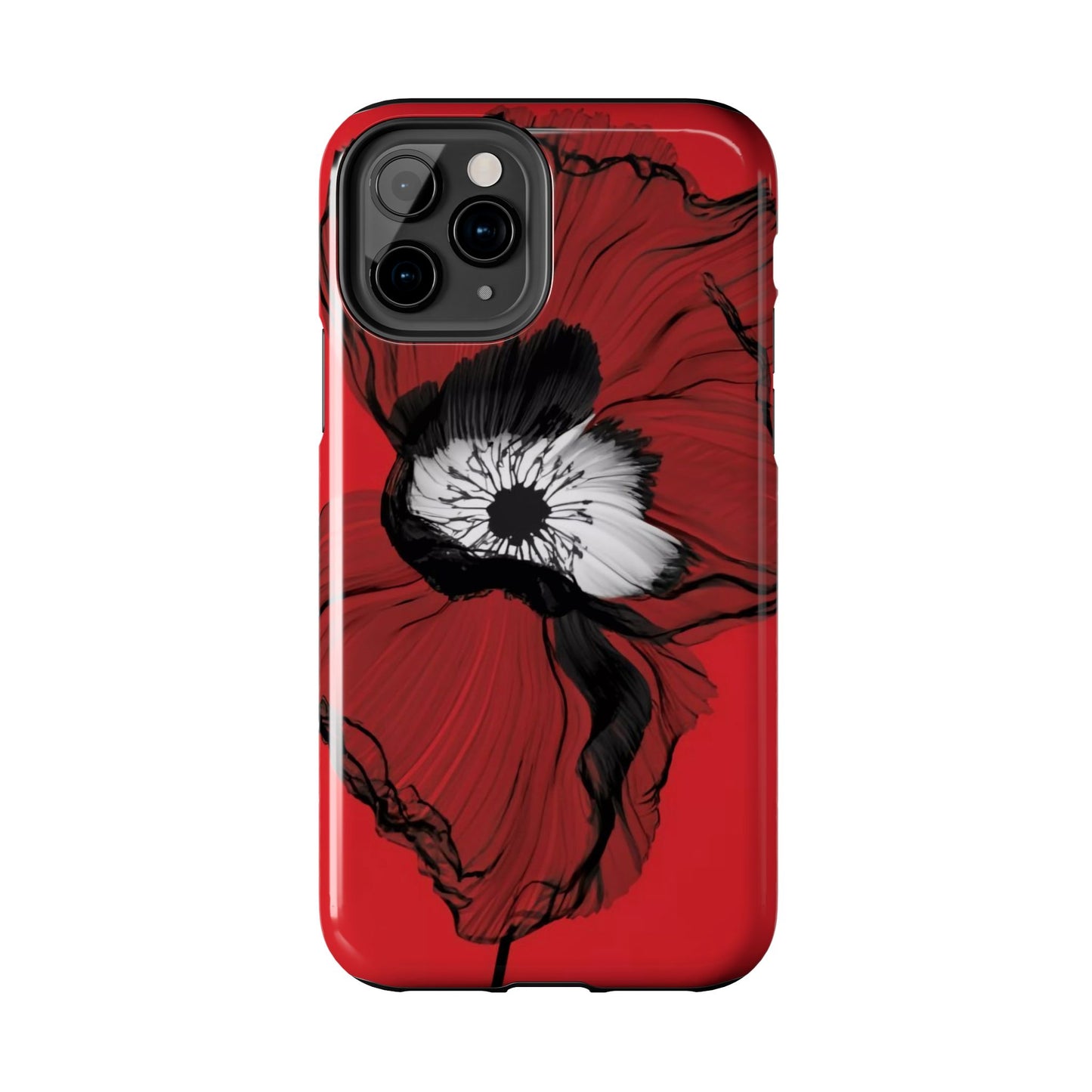 Crimson Bloom Defender Case