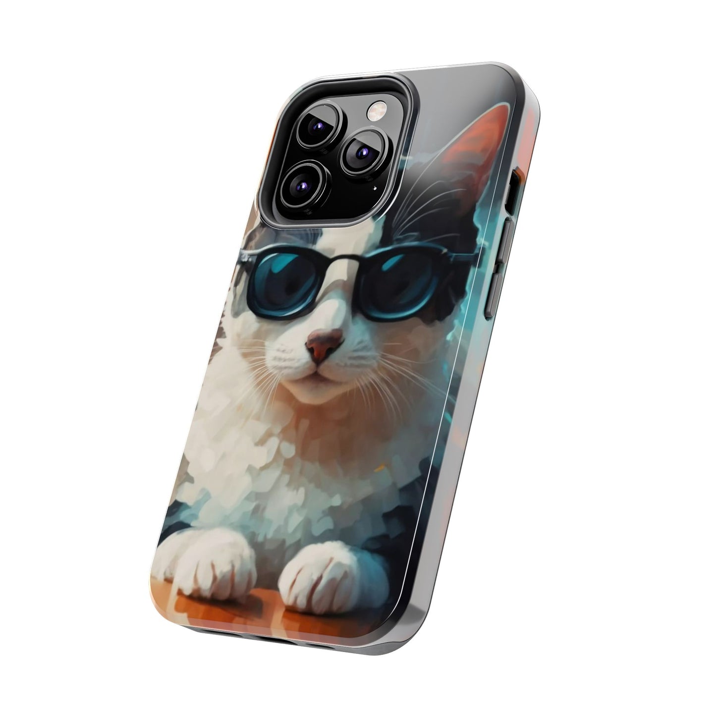 CoolCat Dinner Date Tough Phone Case