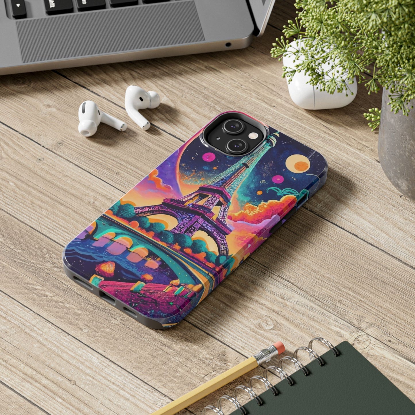 Vibrant Parisian Skyline ArmorGuard Case