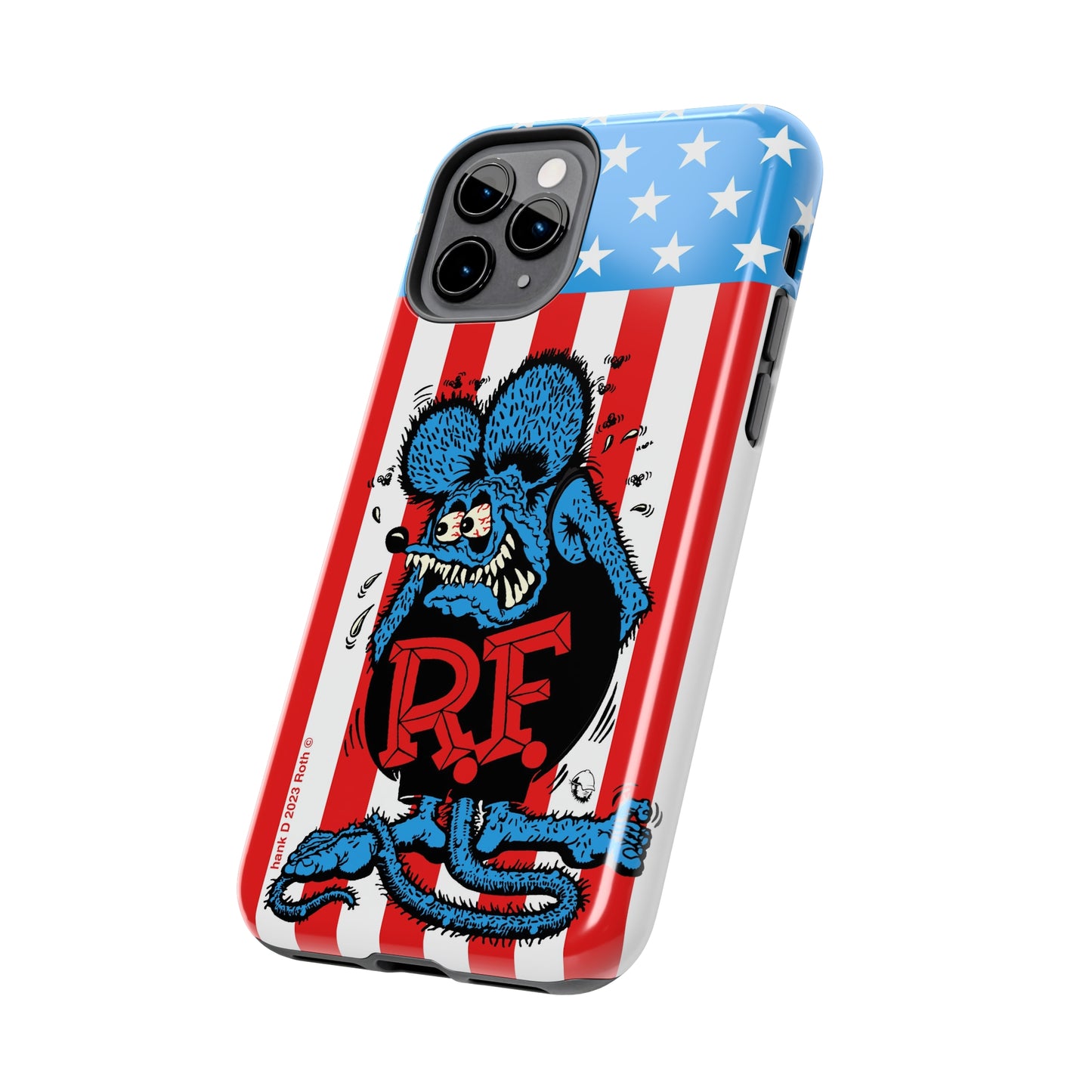 Red, White and Fink - Tough Phone Case