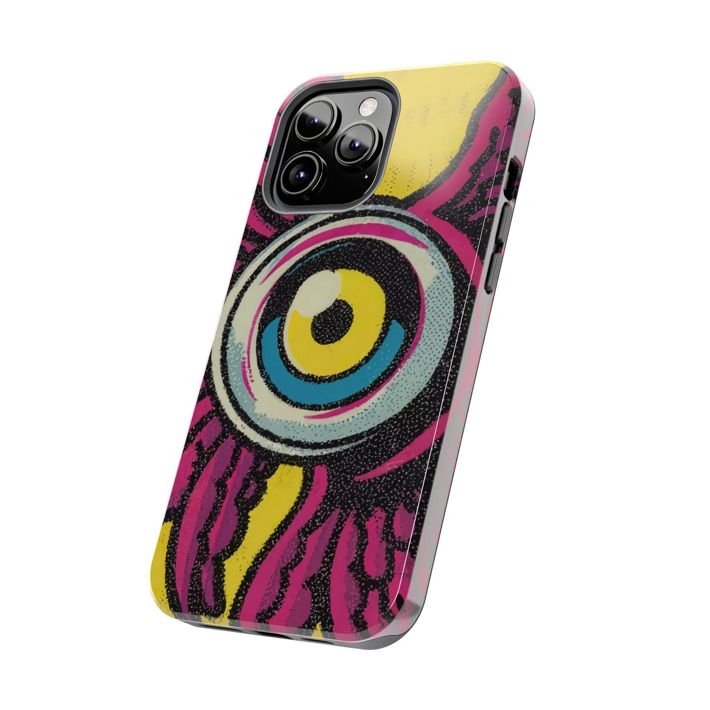 Golden Gaze Winged Eye iPhone Case