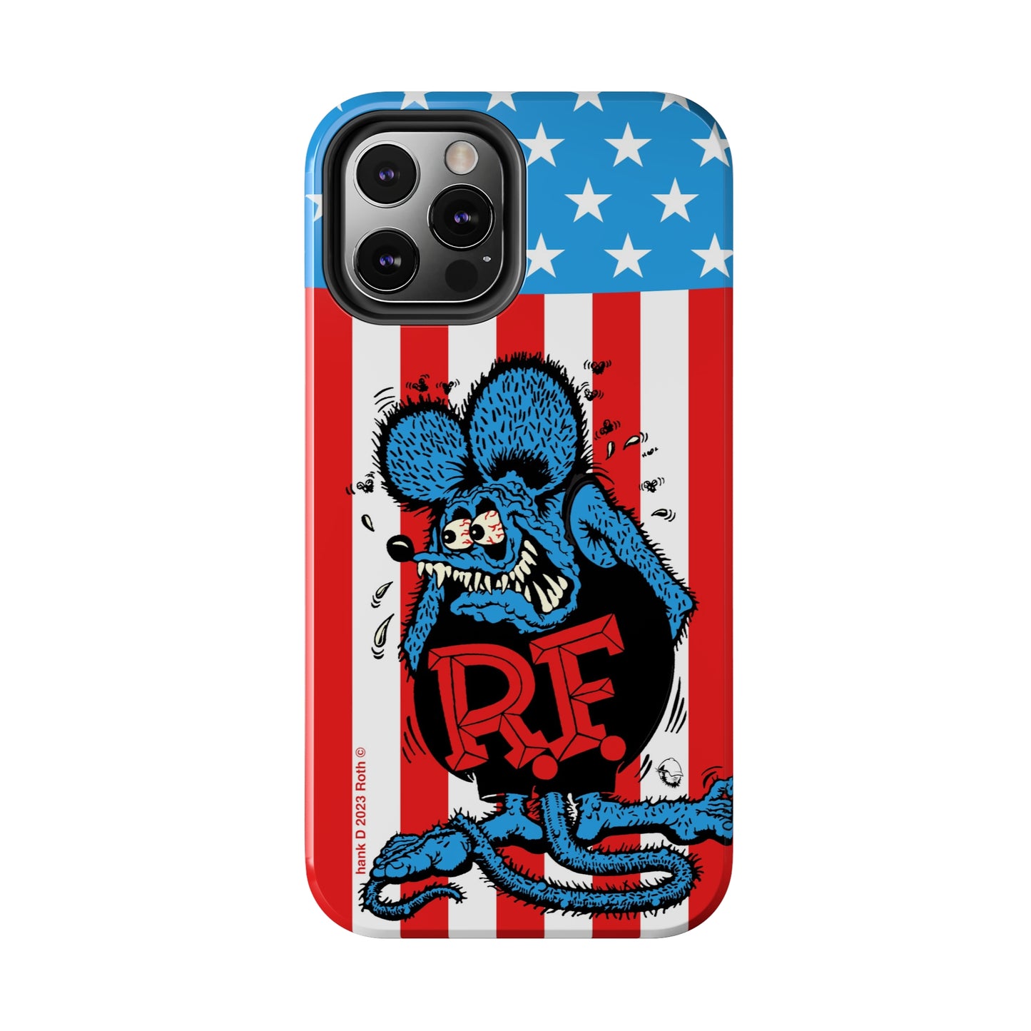 Red, White and Fink - Tough Phone Case