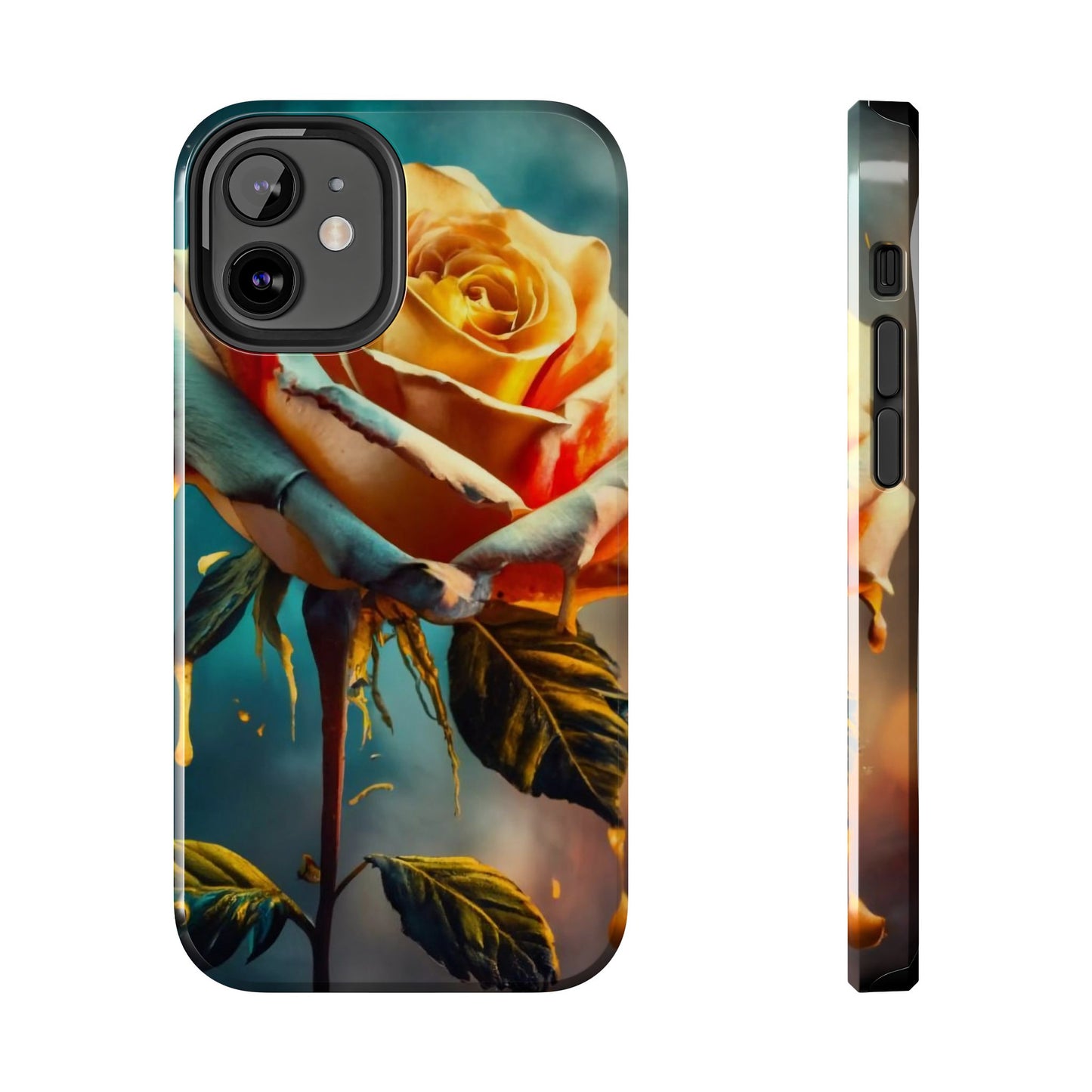 Golden Rose Elegance Tough Phone Case