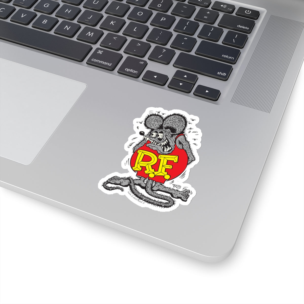 Gray Ghost Rat Fink Sticker