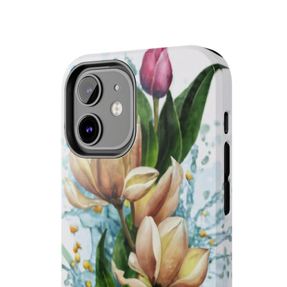 Blossom Splash Watercolor Floral Tough Phone Case