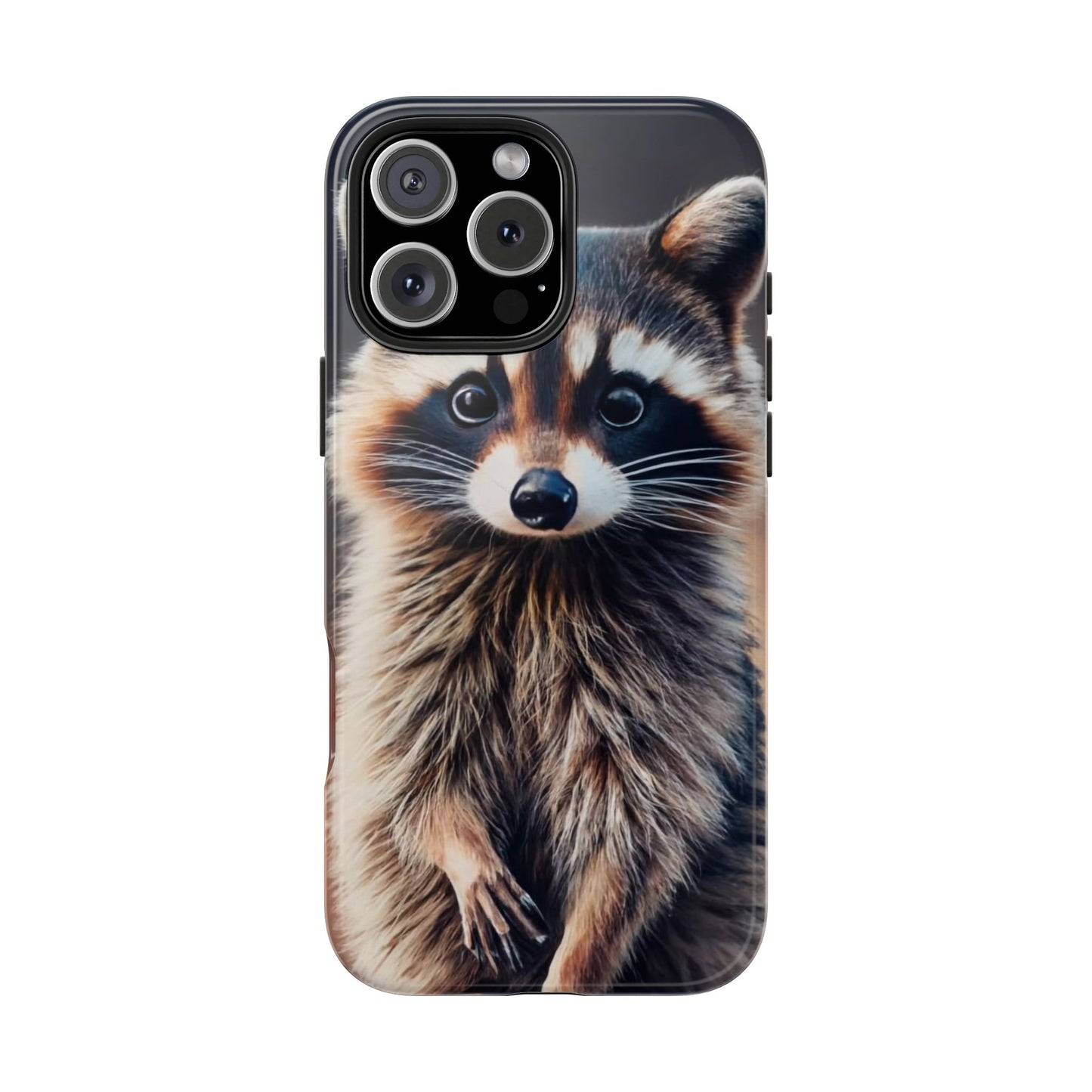 Abstract Raccoon Charm Tough Phone Case