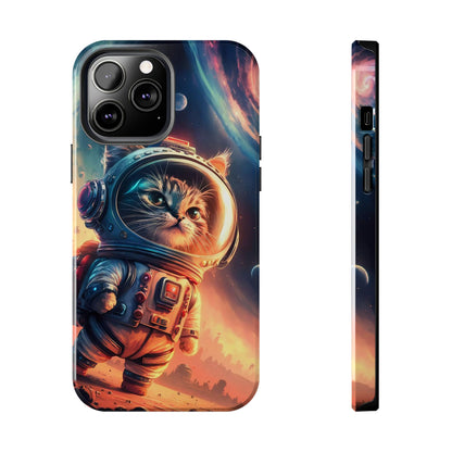 Cosmic Kitty Space Explorer Tough Phone Case