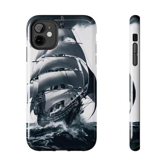 Tempest Voyage Pirate Ship Tough Phone Case