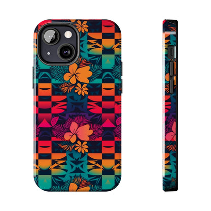 Electric Plumeria - Hawaiian Tough Phone Case