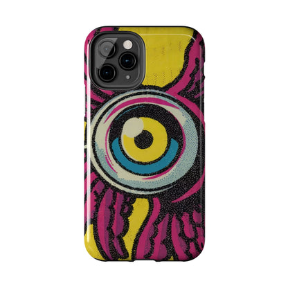 Golden Gaze Winged Eye iPhone Case