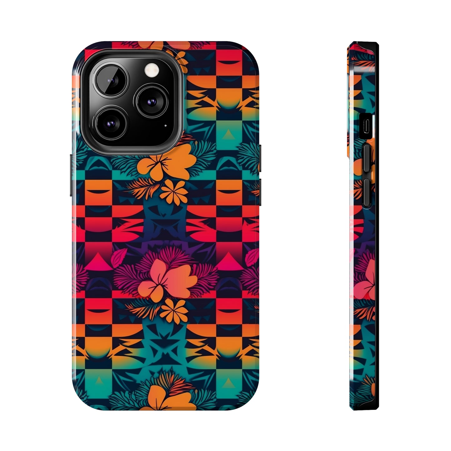 Electric Plumeria - Hawaiian Tough Phone Case