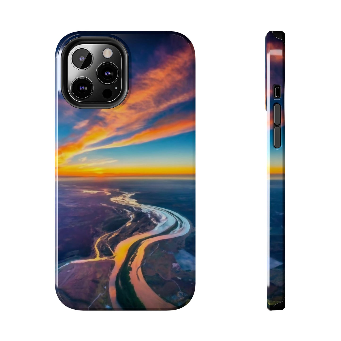 Celestial Sunset Earth View Tough Phone Case