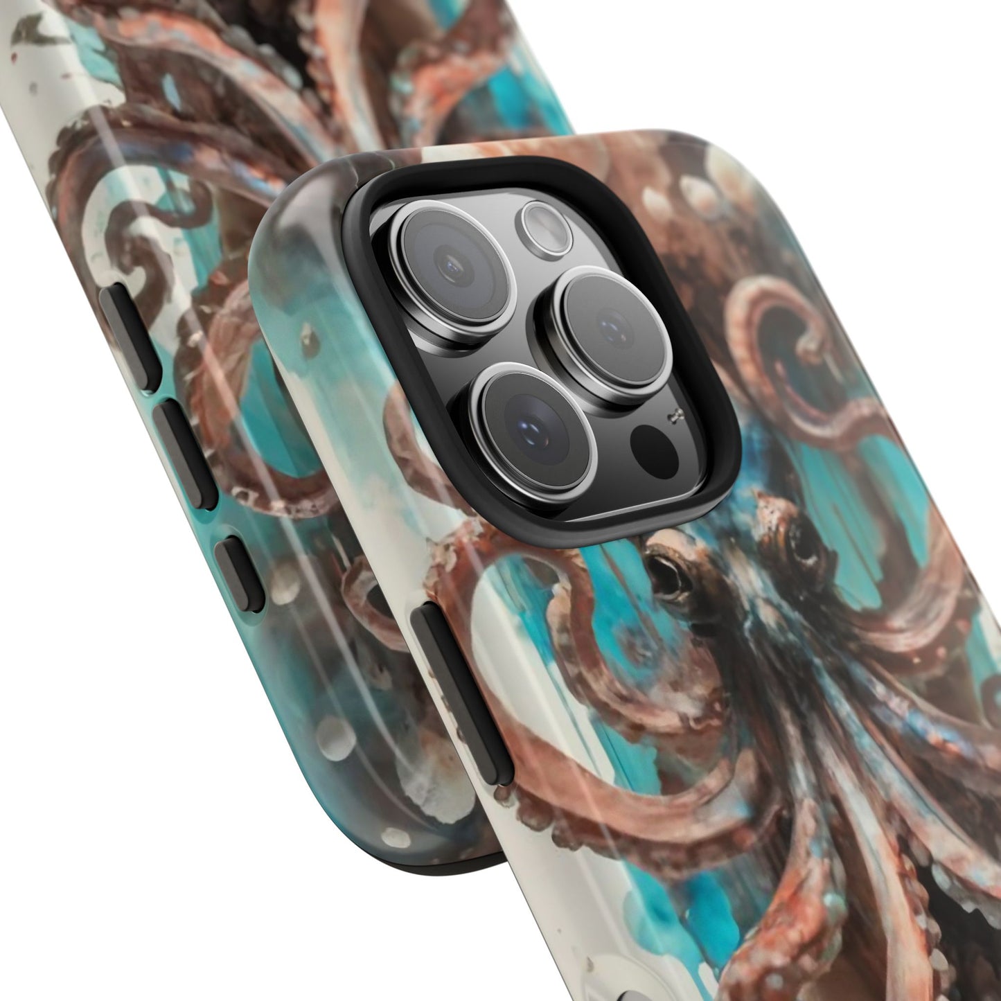 Serene Octopus Watercolor Tough Phone Case