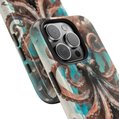 Serene Octopus Watercolor Tough Phone Case