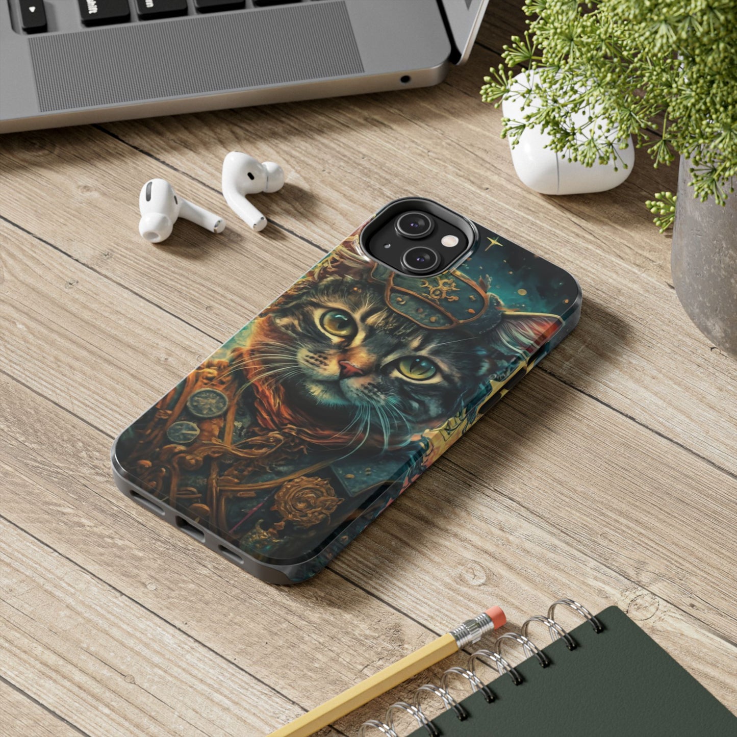 WhimsyCat Starry Night Tough Phone Case