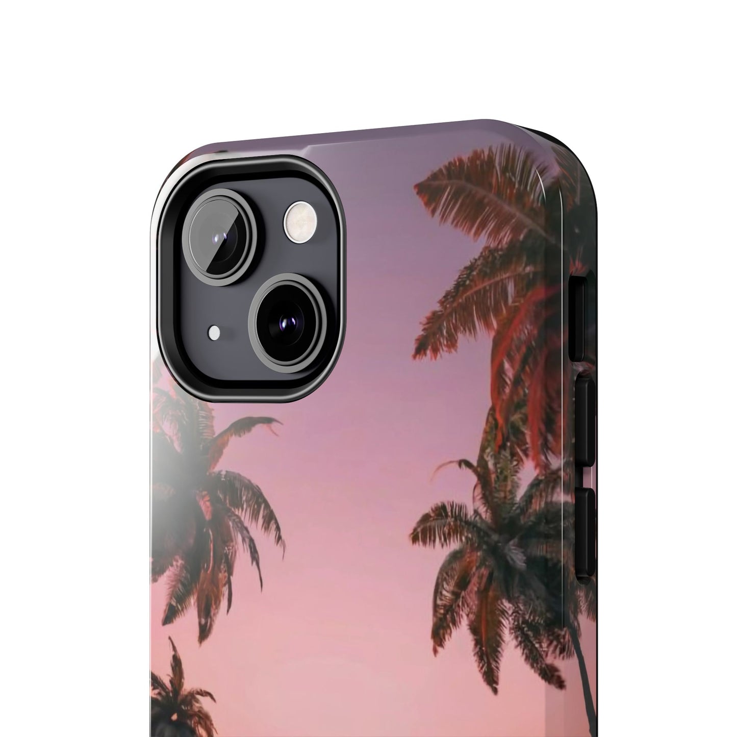 Golden Horizon Palm Sunset Tough Phone Case