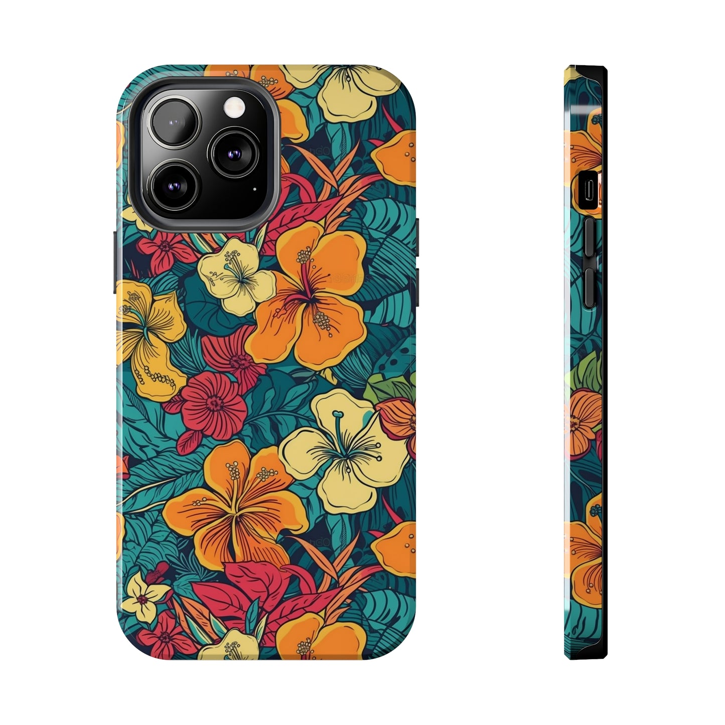 Brilliant Lokelani - Hawaiian Tough Phone Case