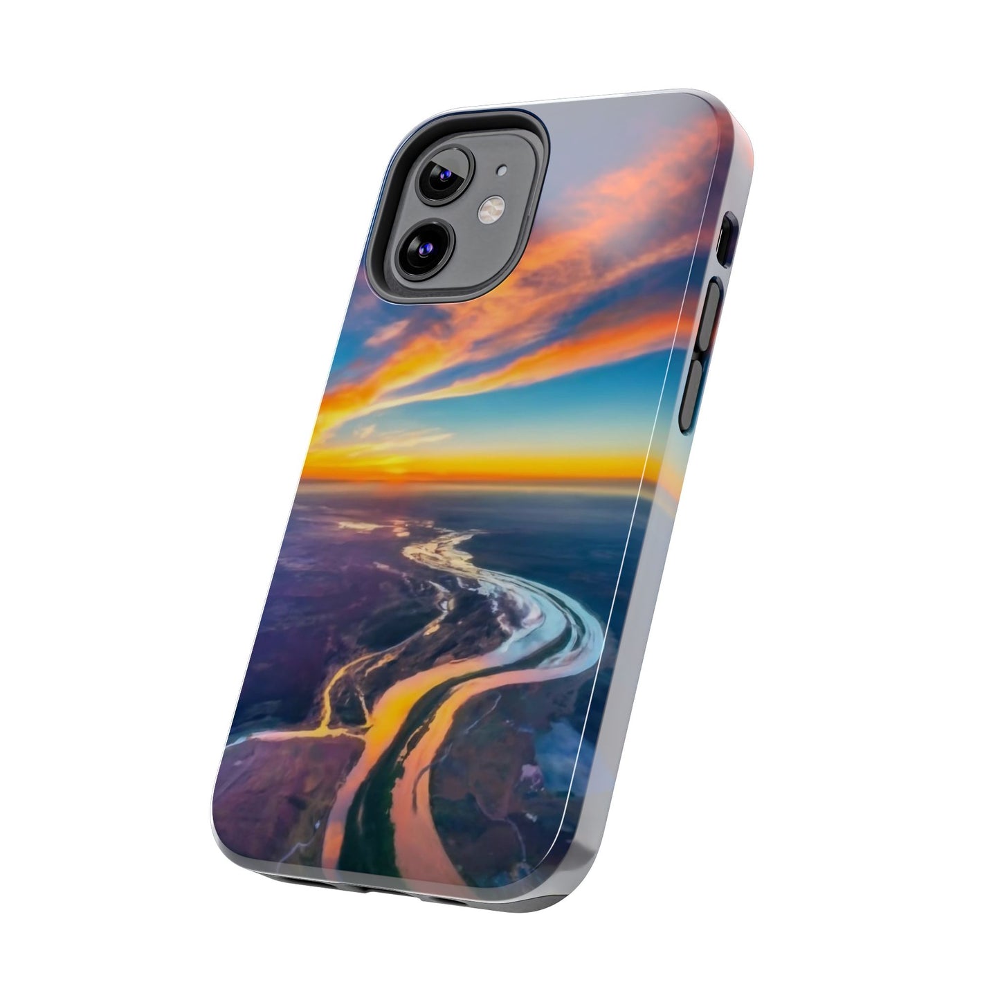 Celestial Sunset Earth View Tough Phone Case