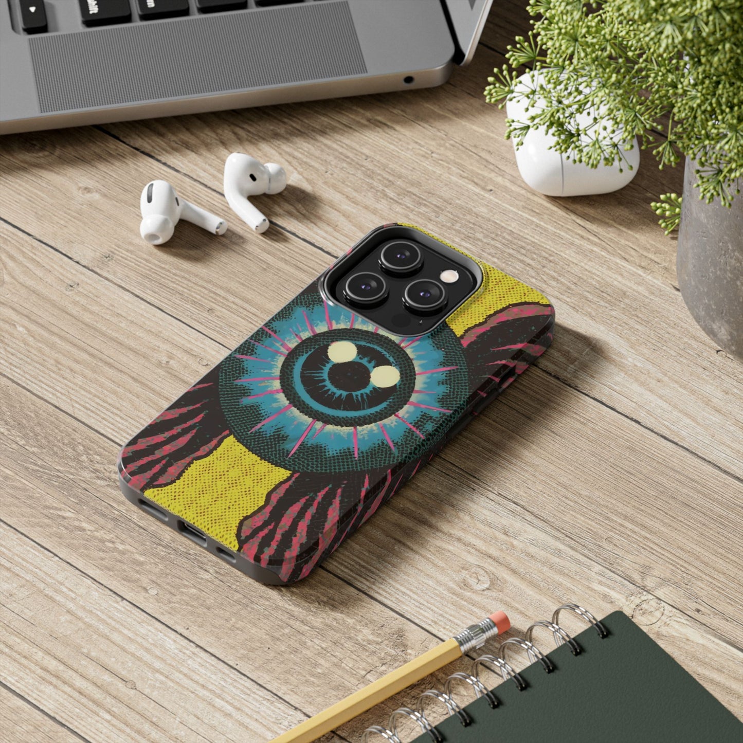 Pop Flight Eyeball Tough iPhone Case