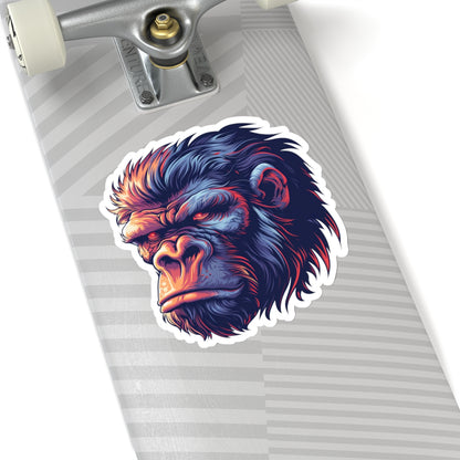 Skeptical Tan Yeti Vinyl Sticker