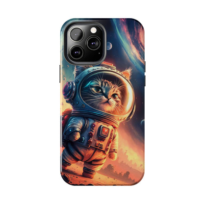 Cosmic Kitty Space Explorer Tough Phone Case