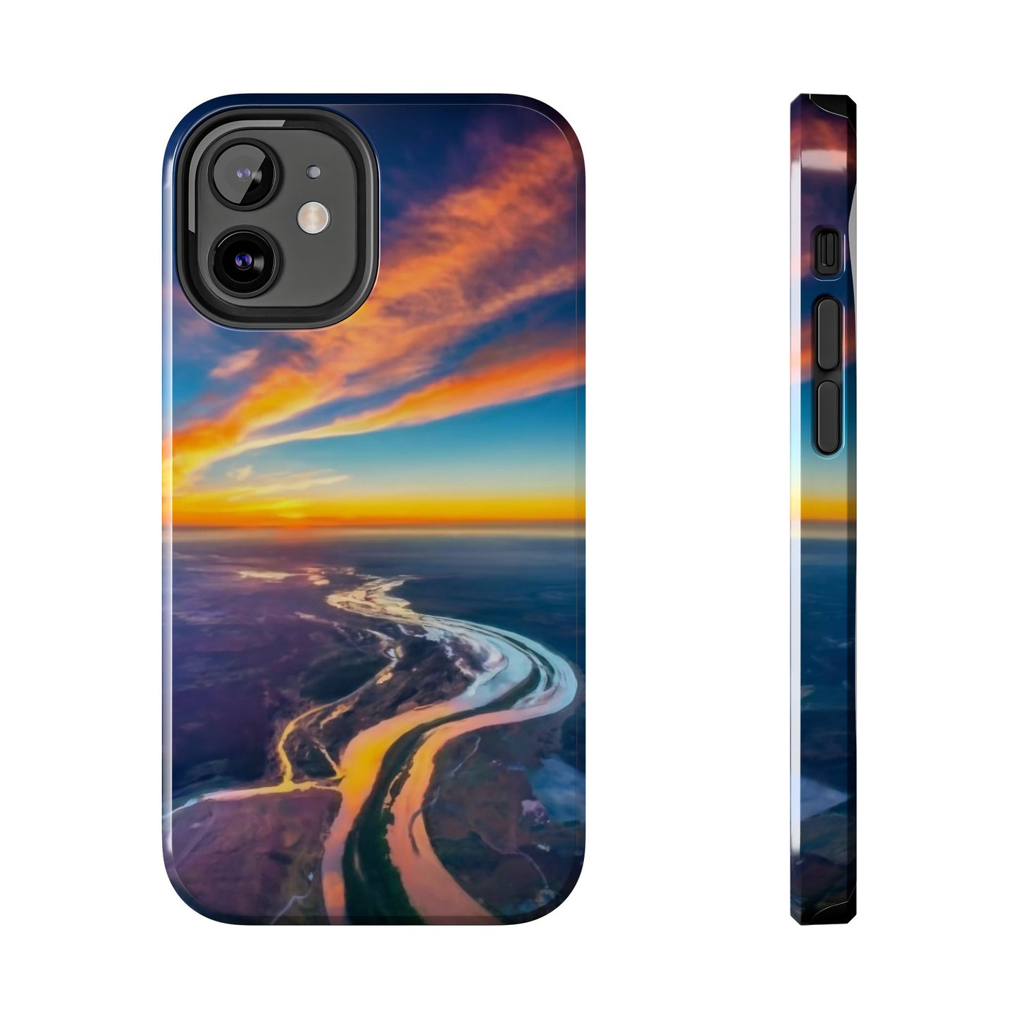 Celestial Sunset Earth View Tough Phone Case