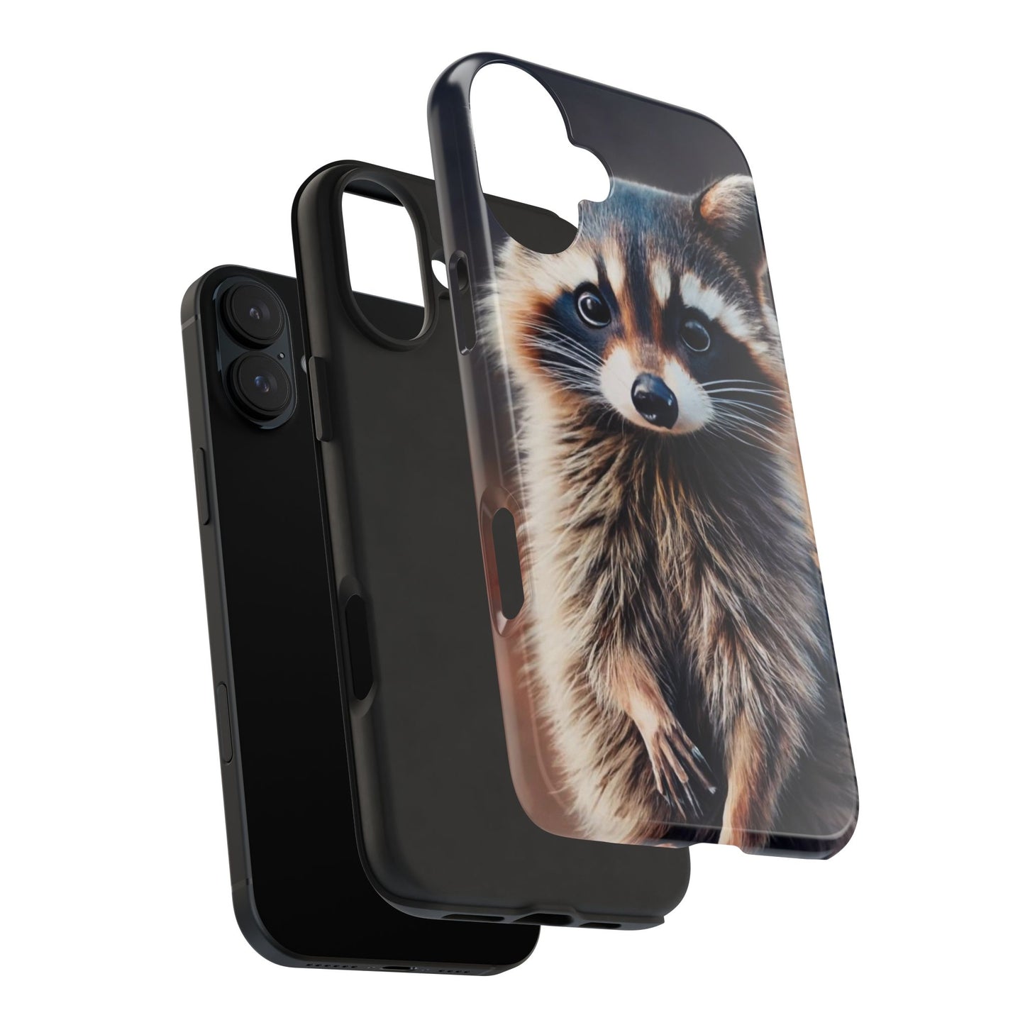 Abstract Raccoon Charm Tough Phone Case