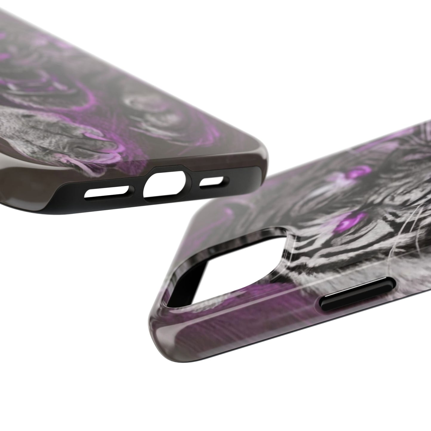 Enigmatic Hunter Tiger Sketch Tough Phone Case