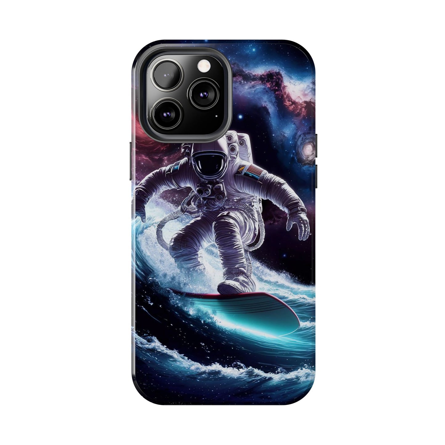 Galactic Wave Rider Astronaut Tough Phone Case