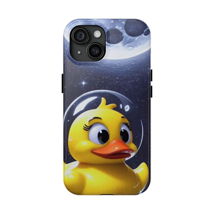 Lunar Space Duck Adventure Tough Phone Case