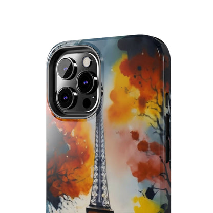 Watercolor Eiffel Twilight Defender Case