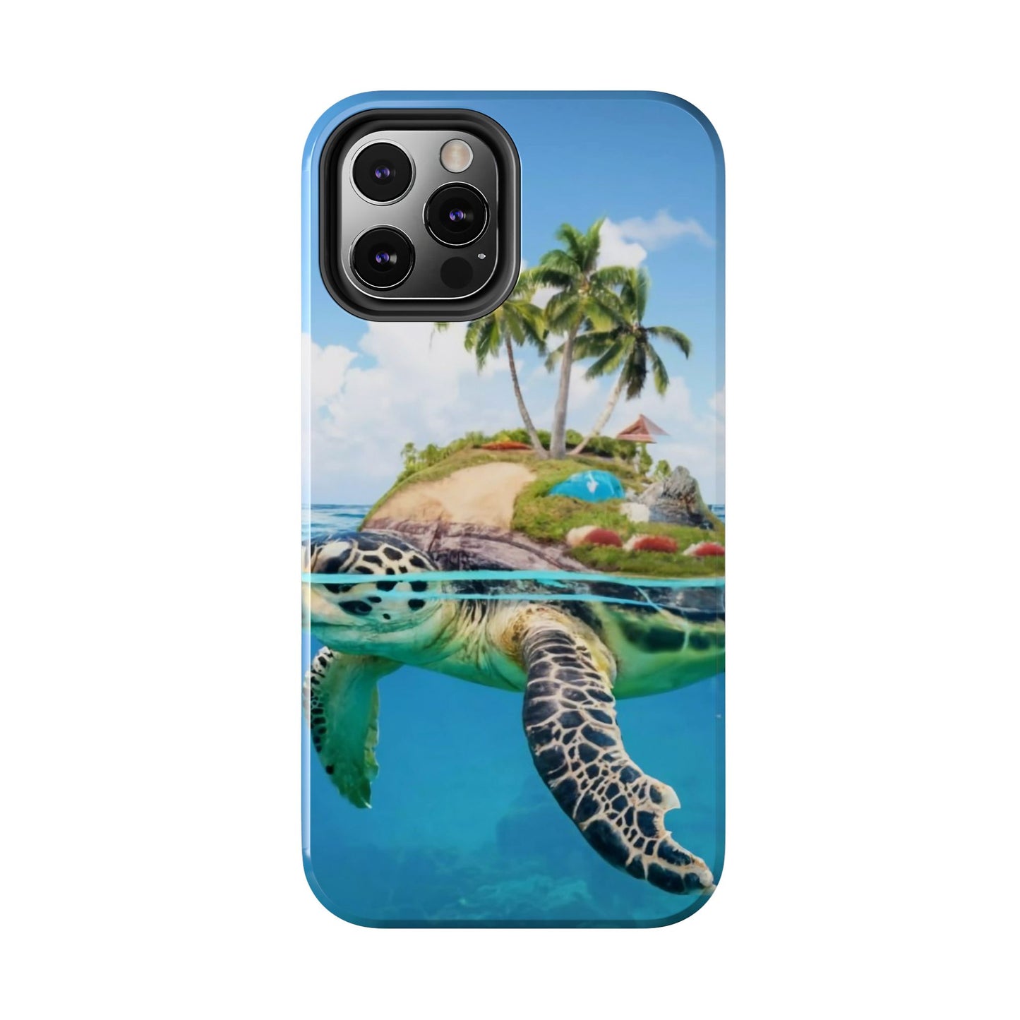 Island Turtle Ocean Adventure Tough Phone Case