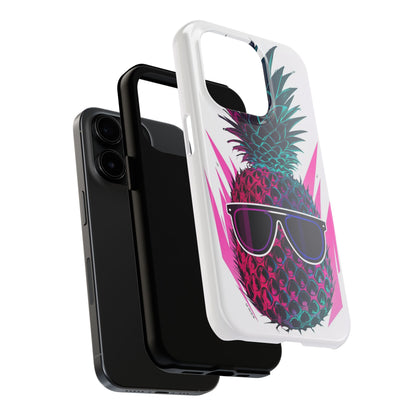 Sunglass Clad Pineapple Funk Tough Phone Case