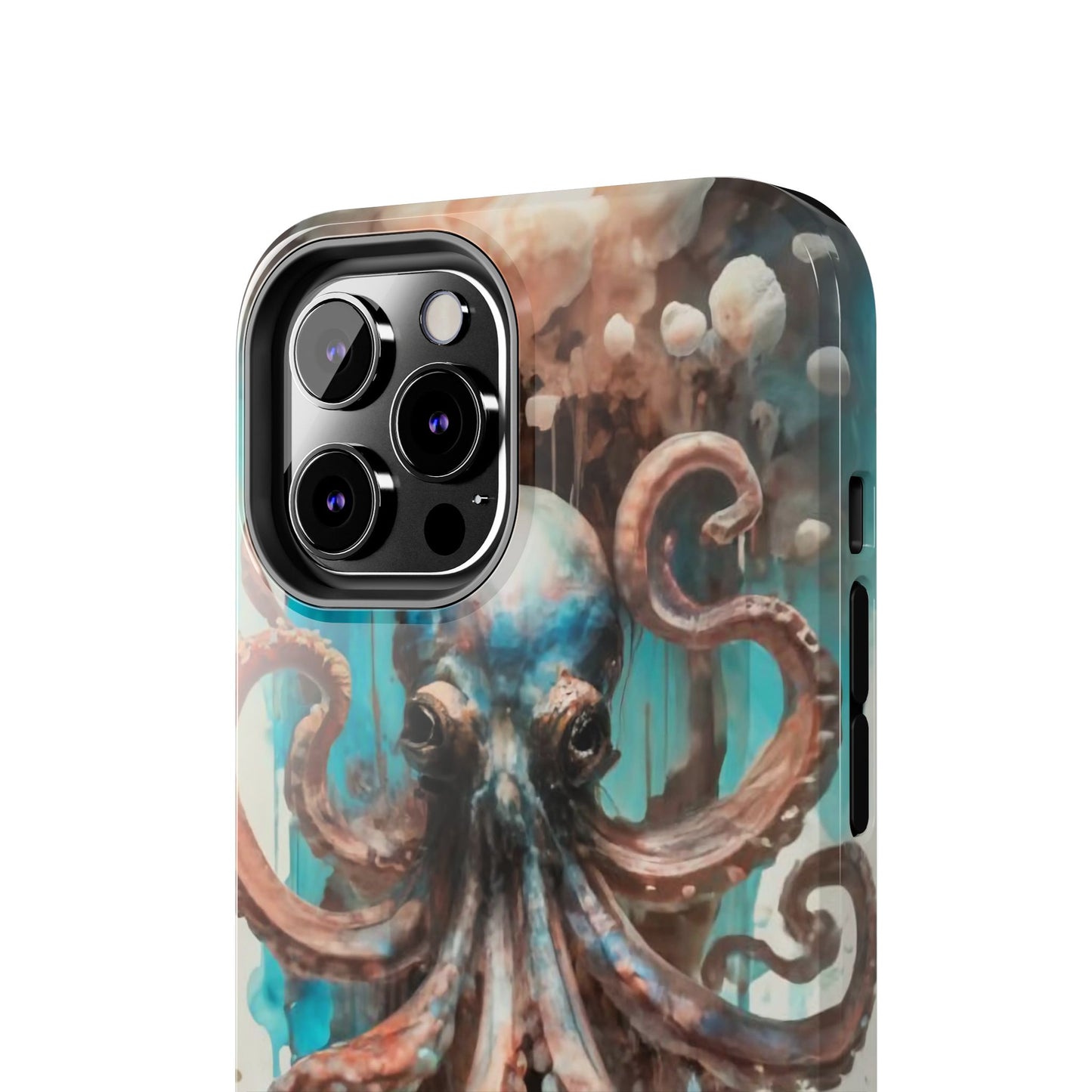Serene Octopus Watercolor Tough Phone Case