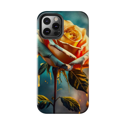 Golden Rose Elegance Tough Phone Case