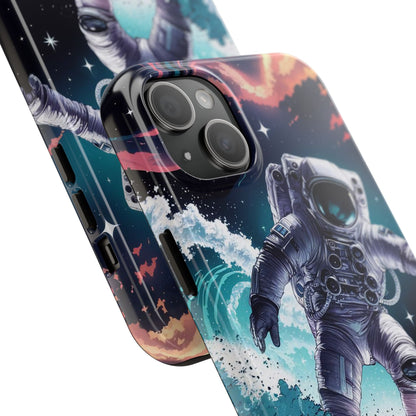 Space Surfer Astronaut Adventure Tough Phone Case