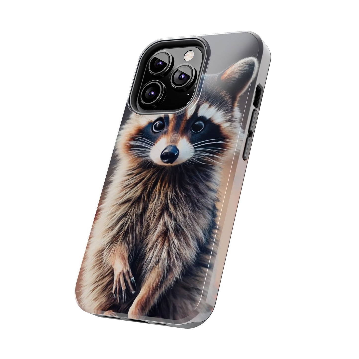 Abstract Raccoon Charm Tough Phone Case