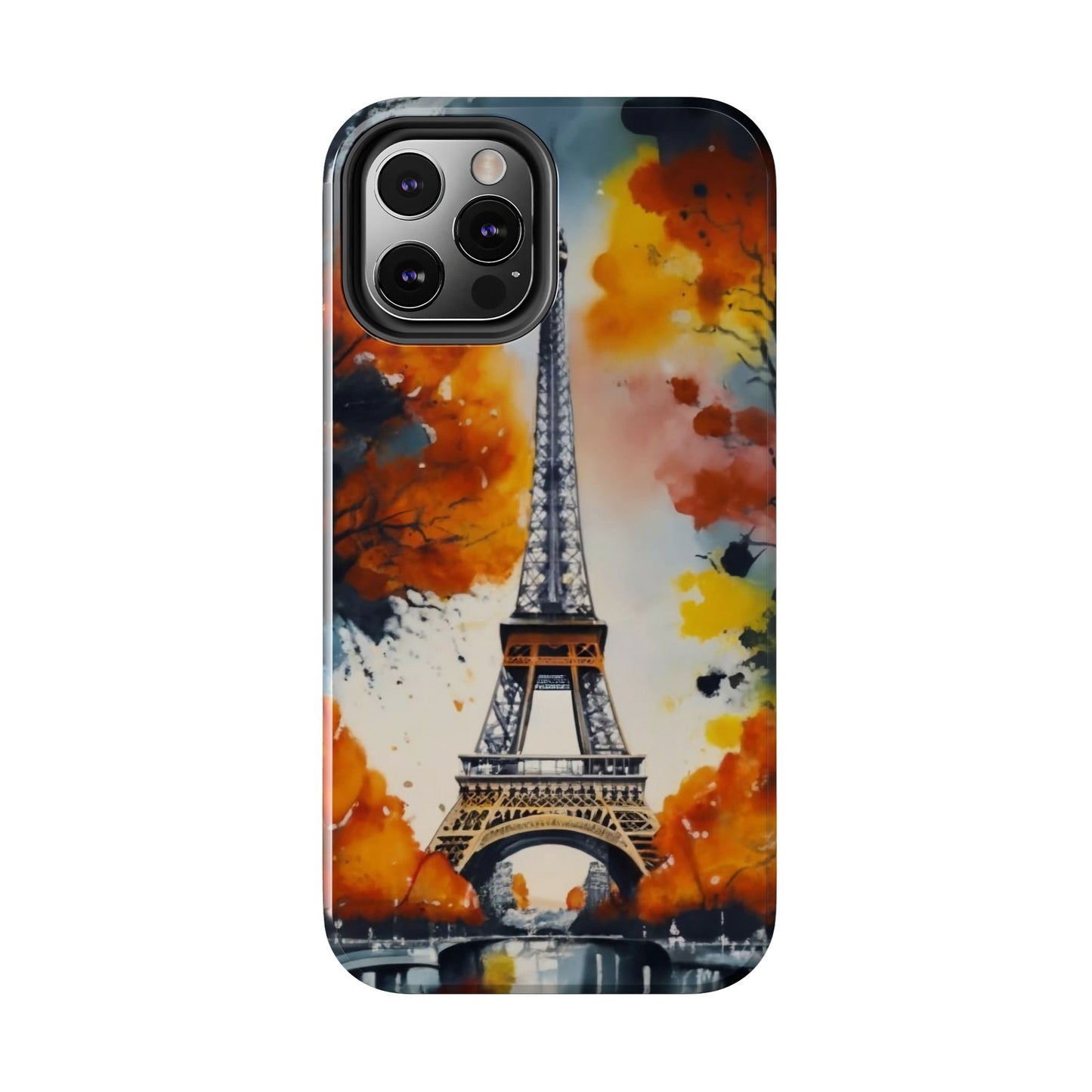 Watercolor Eiffel Twilight Defender Case