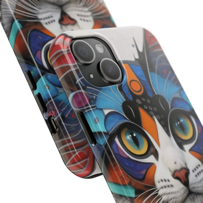 Whimsical Cat Dreamscape Guardian Phone Case