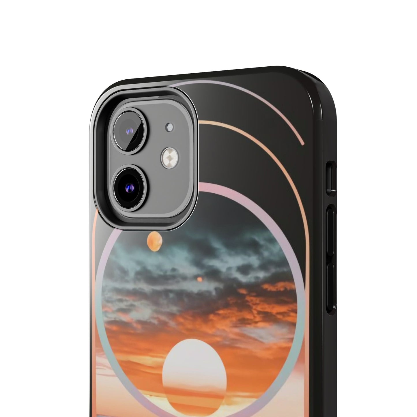 Fusion Sunset Abstract Art Tough Phone Case