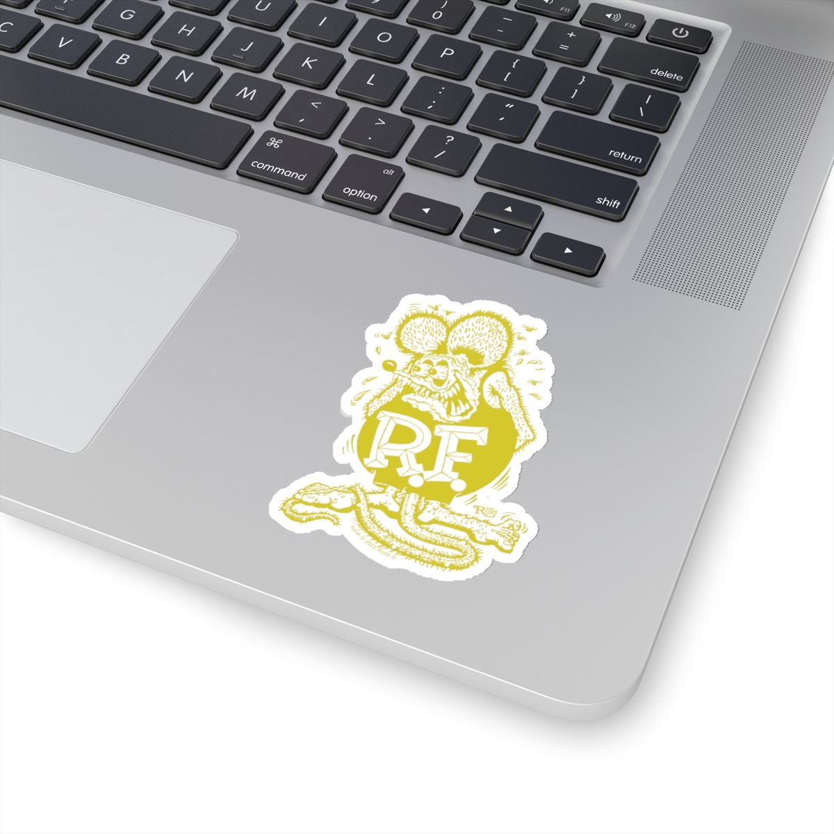 Signature Yellow Rat Fink Sticker