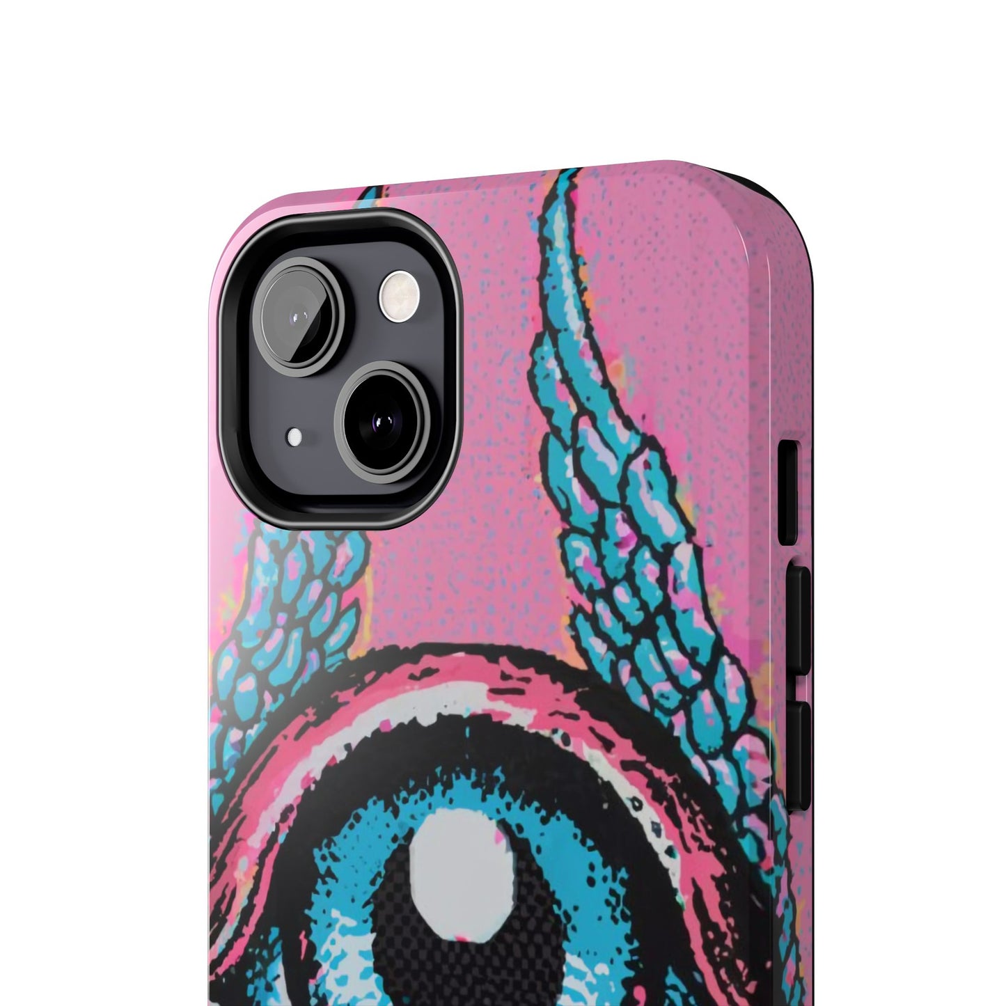 Halftone Horizon Eyeball iPhone Case