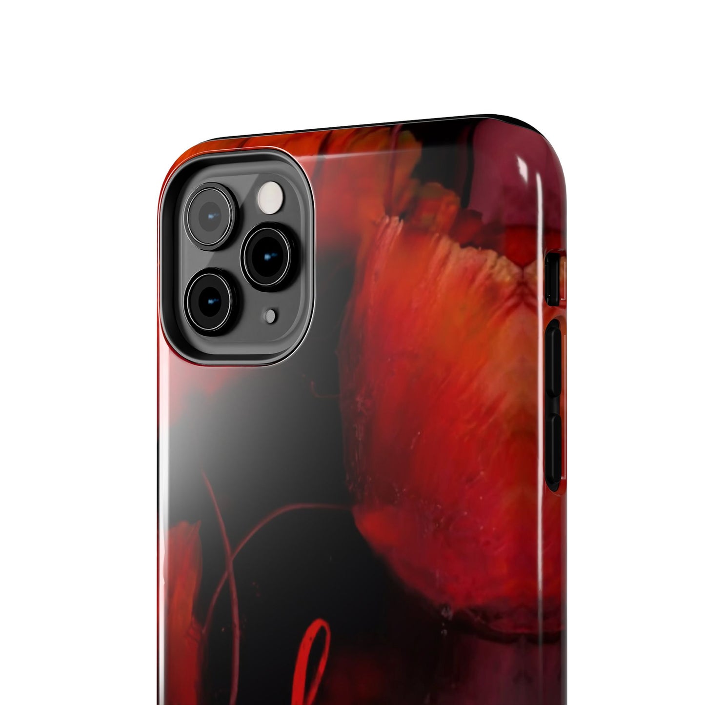 Crimson Love Blossoms Tough Phone Case