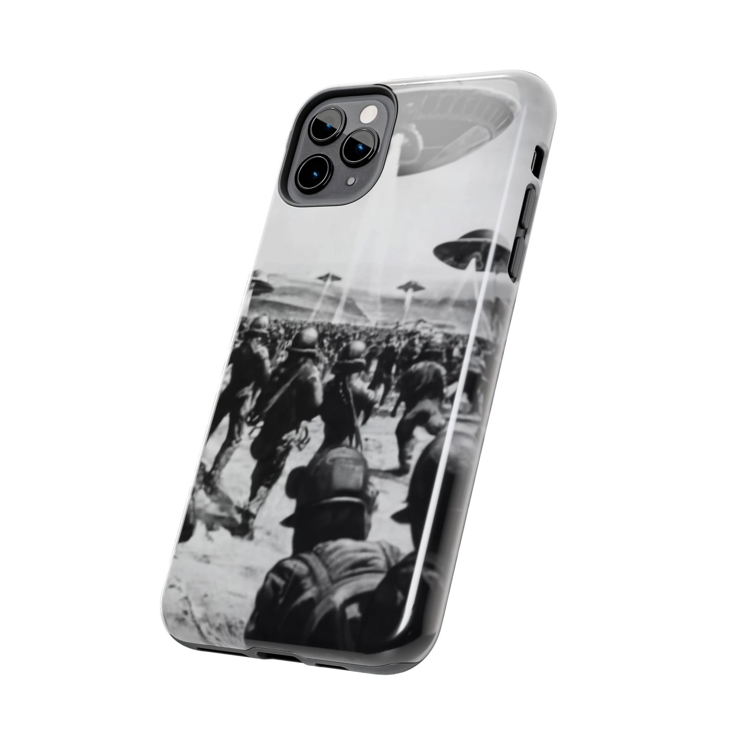 RetroWar UFO Encounter Tough Phone Case