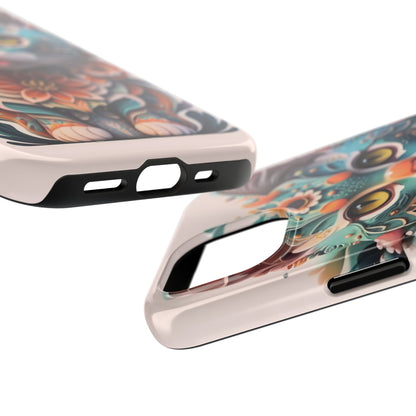 Floral Feline Armor Case